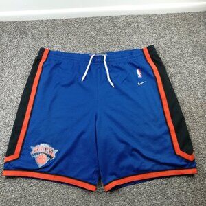 Vintage 2003 New York Knicks Shorts Nike Team Blue Mens 2XL